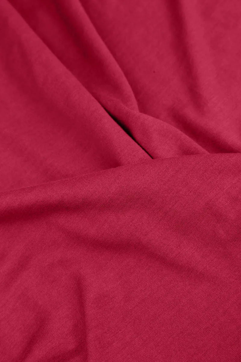 Raspberry Cotton Leggings