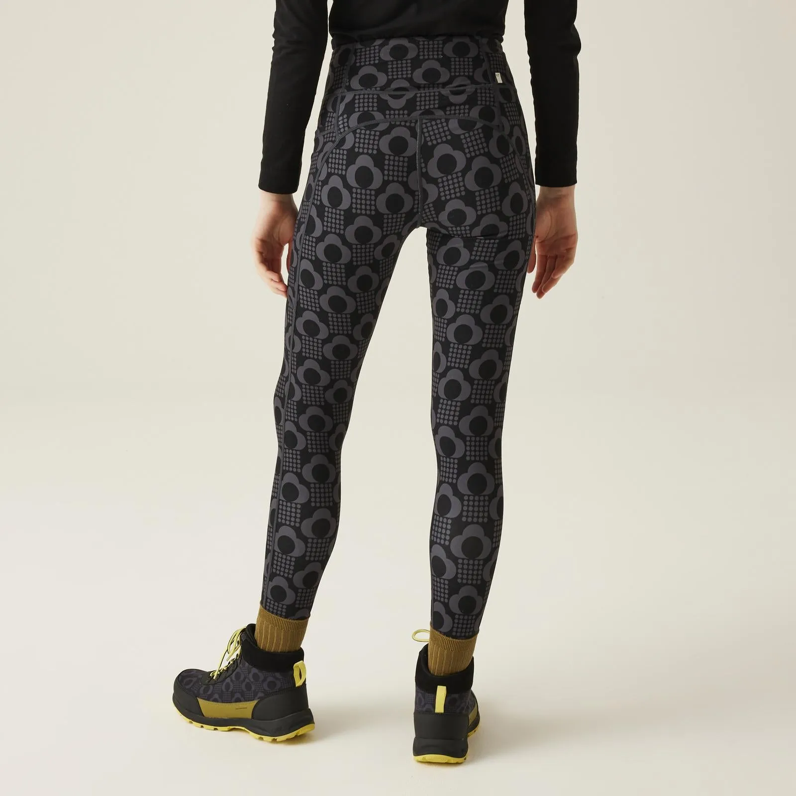 Regatta Womens Orla Kiely Patterned Moisture Wicking Gym Leggings