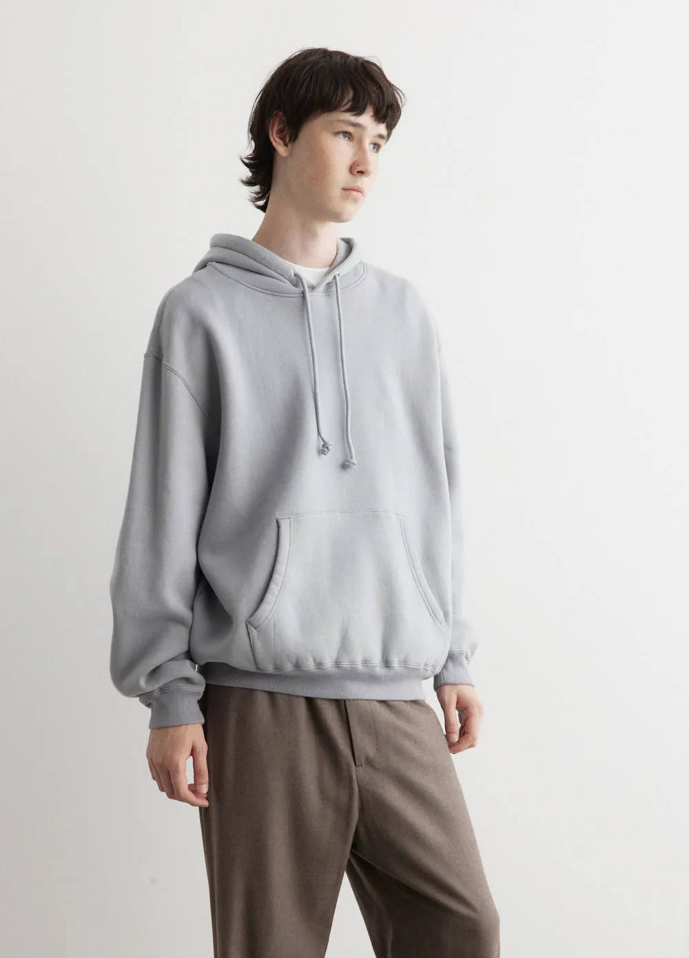 Smooth Soft Sweat Pullover Parka