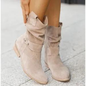 Stylish Low-Heel Ankle Boots for Women