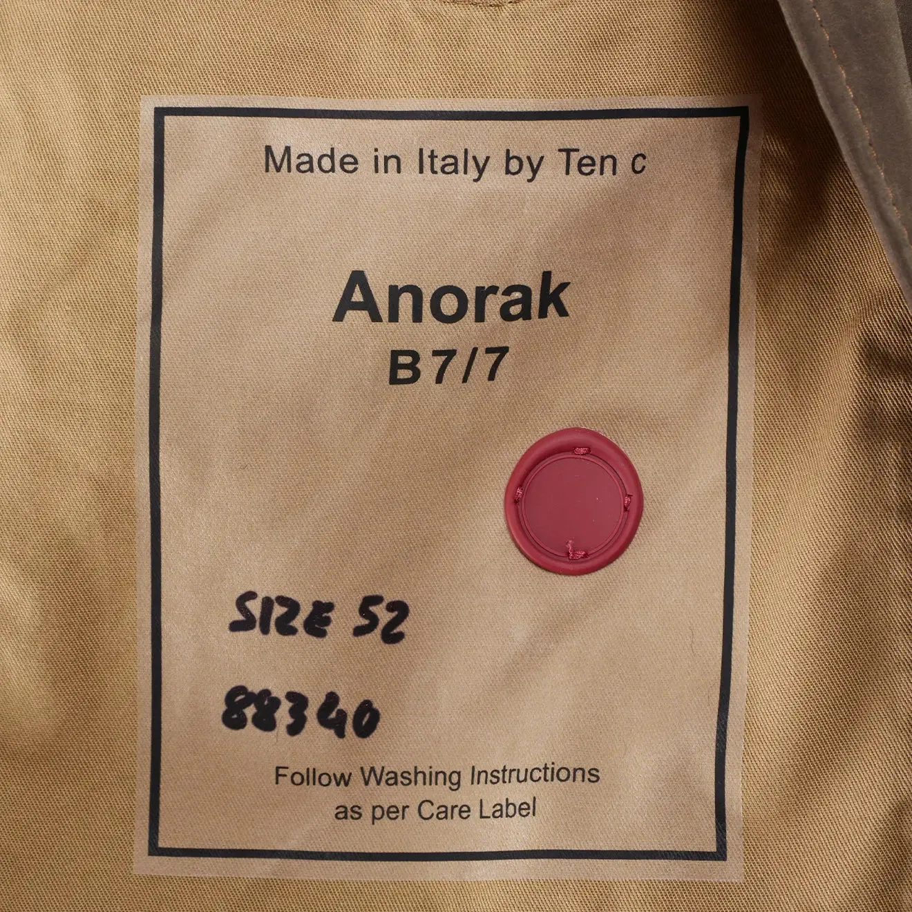 Ten C Anorak Green Lizard