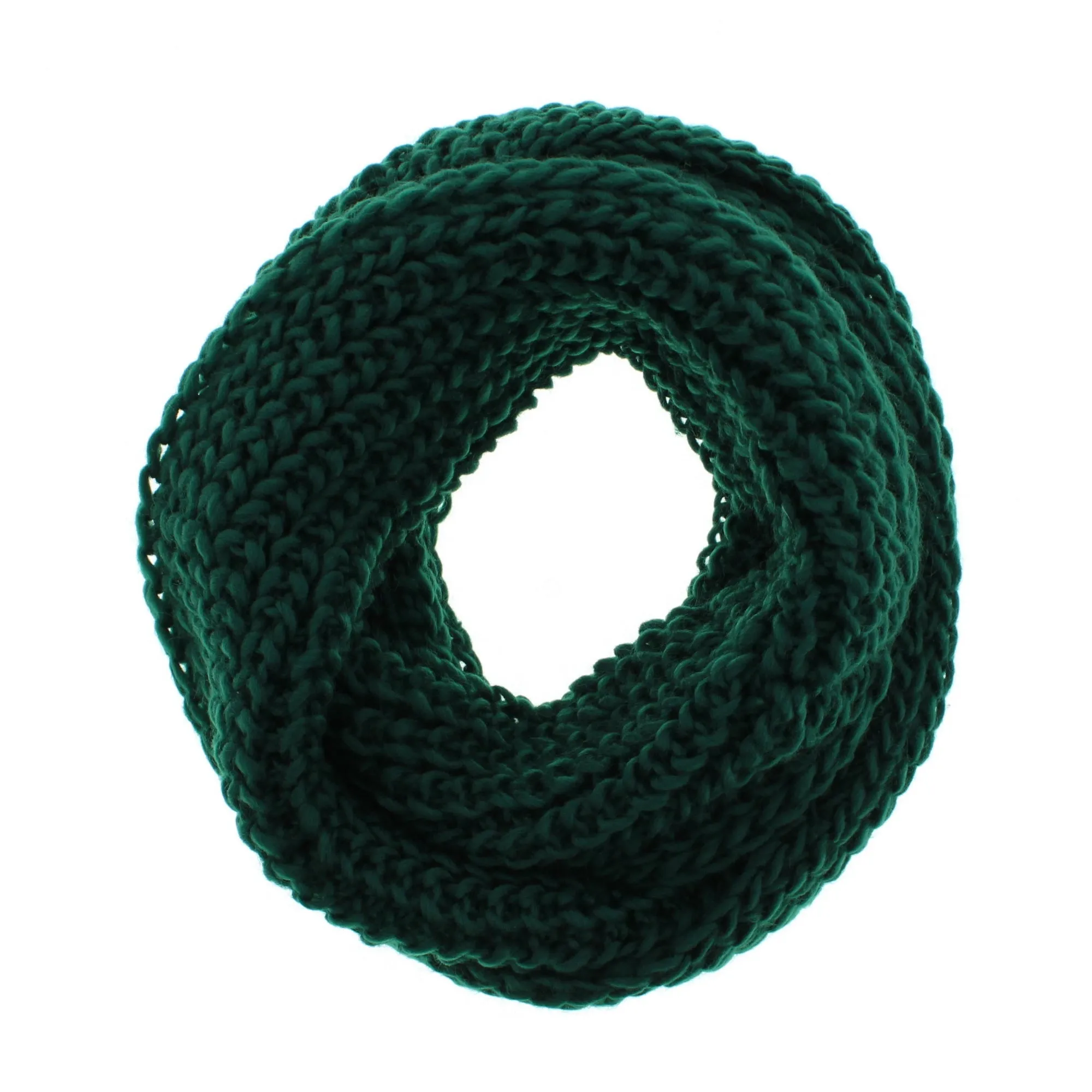 Warm Knitted Womens Loop Scarf / Snood/ Cowl